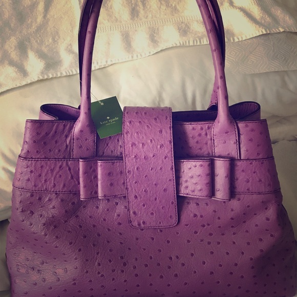 Kate Spade of New York Ostrich leather handbag - Picture 1 of 5
